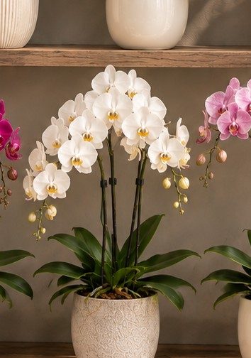 Orchidée blanche