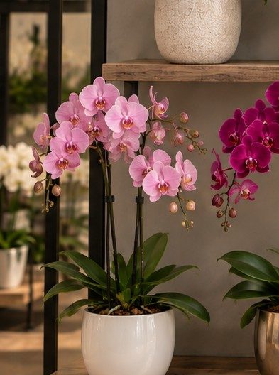 Orchidée rose